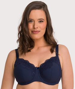 Ava & Audrey Jacqueline Full Cup Underwired Bra - Sapphire