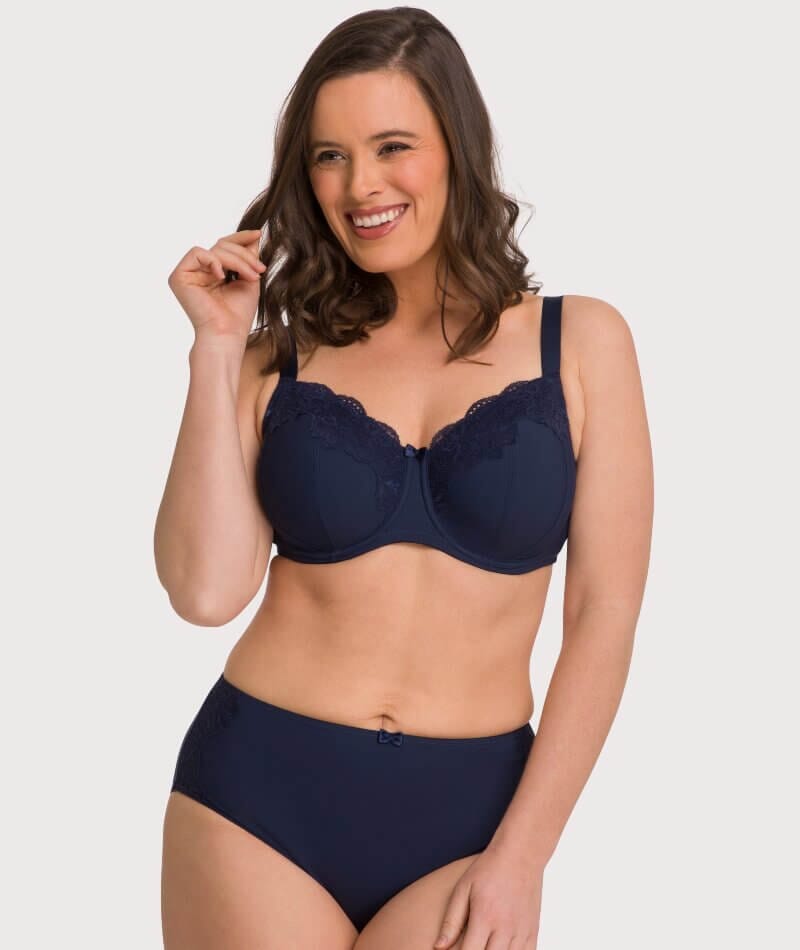 Ava & Audrey Jacqueline Full Cup Underwired Bra - Sapphire Bras 