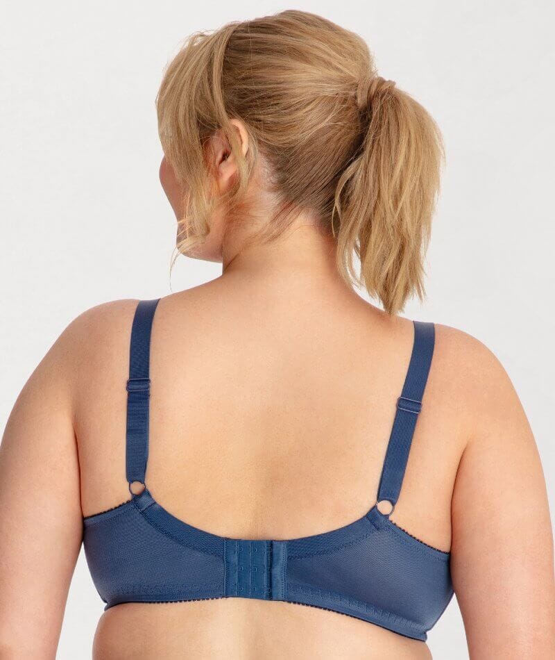 Ava & Audrey Lucille Lace Wire-free Bra - Navy Bras 