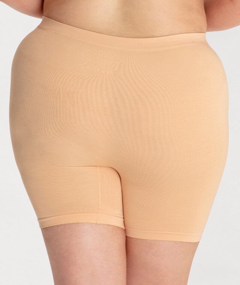 Underbliss Seamless Bamboo Blend Anti-Chafing Shorts - Frappe Shapewear 