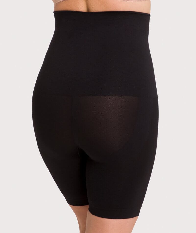 Underbliss Seamless Smoothing High Waist Thigh Short - Black Shapewear 